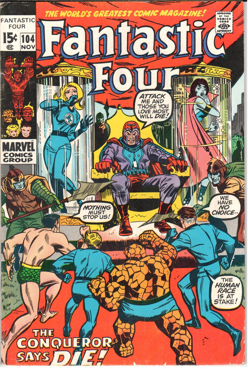 Fantastic Four (1961 Series) #104 FN- 5.5