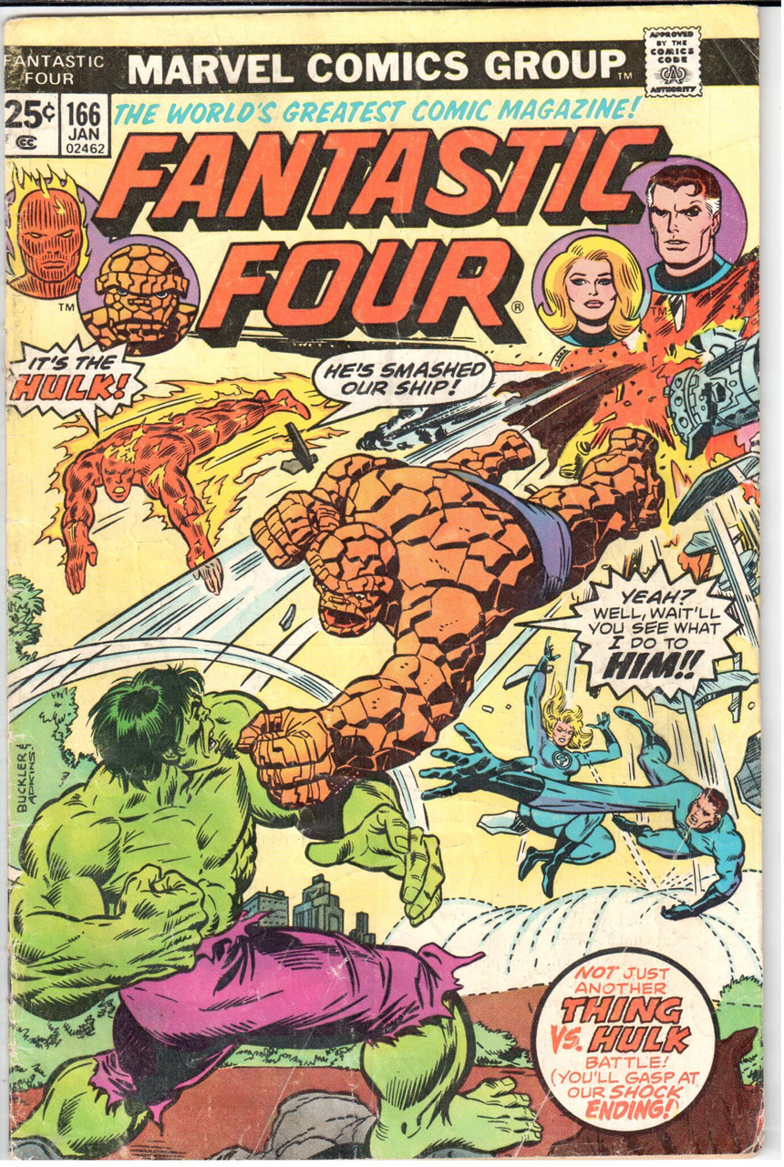 Fantastic Four (1961 Series) #166 GD/VG 3.0