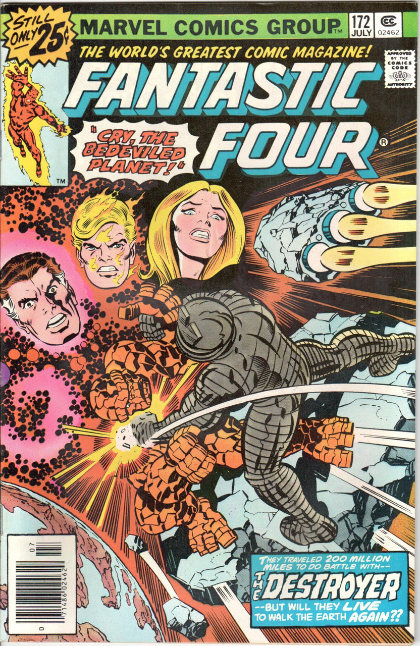 Fantastic Four (1961 Series) #172 Newsstand VF 8.0