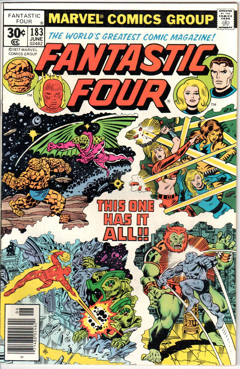 Fantastic Four (1961 Series) #183 Newsstand VF 8.0