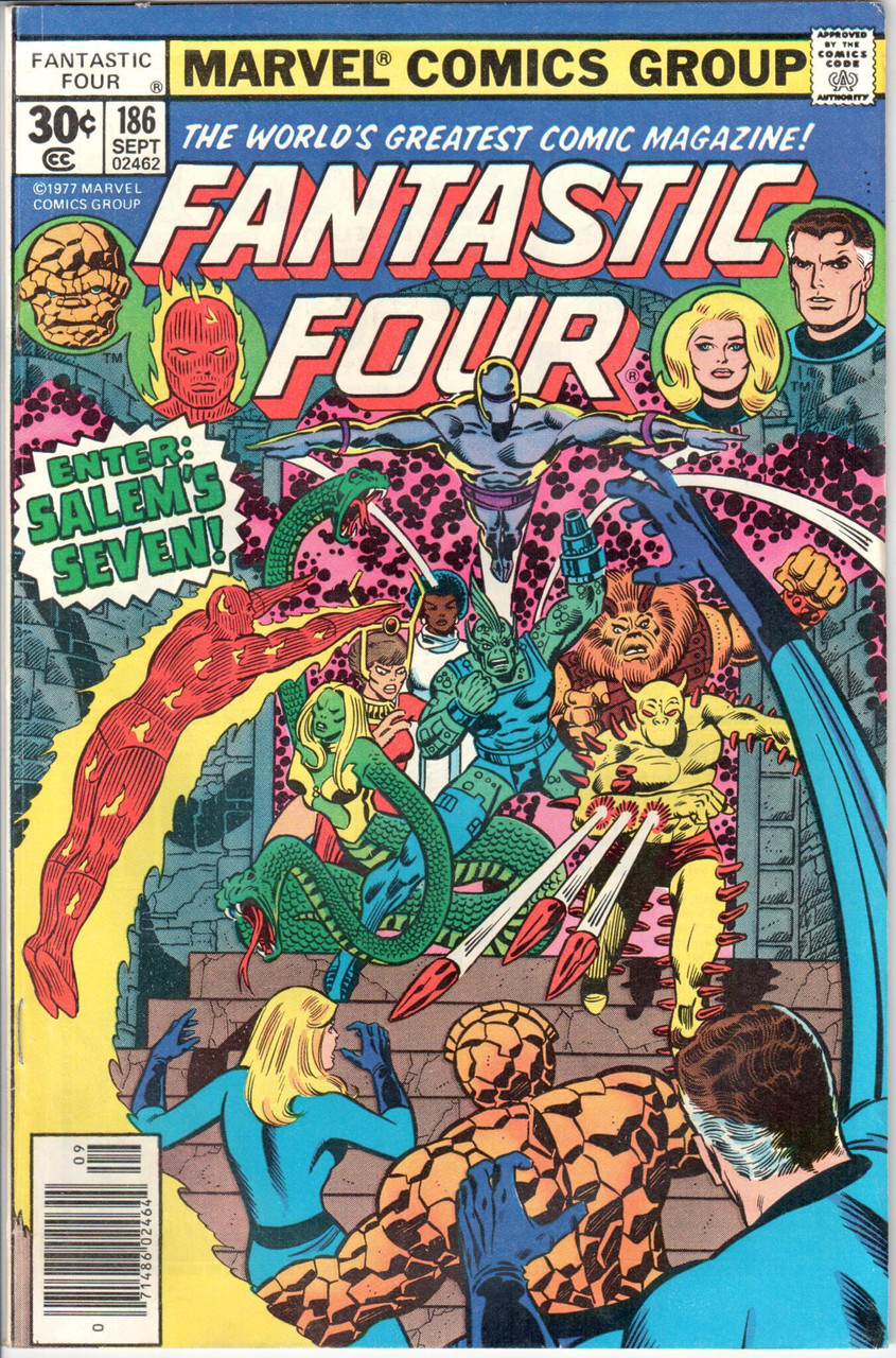 Fantastic Four (1961 Series) #186 Newsstand VF 8.0