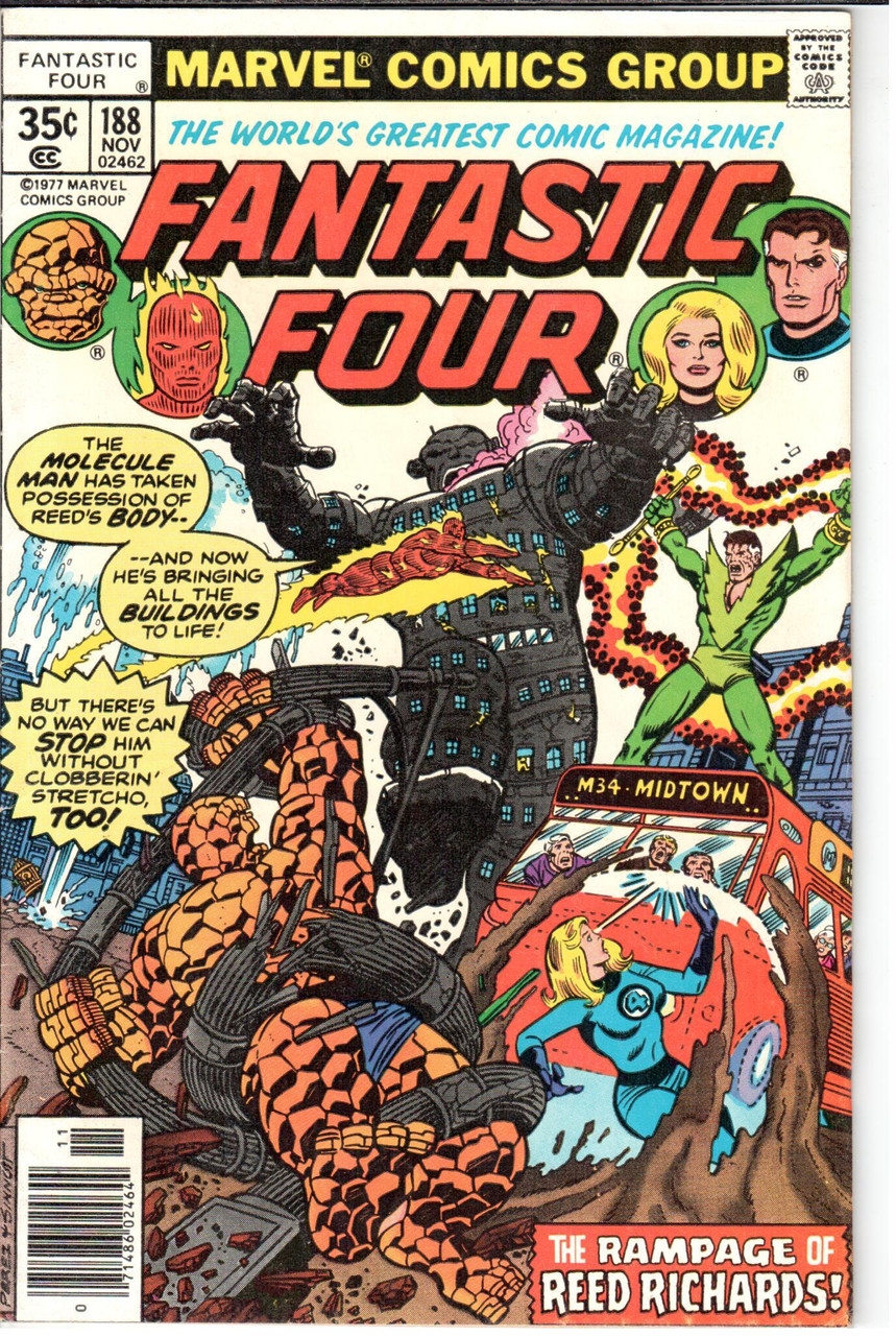 Fantastic Four (1961 Series) #188 Newsstand FN/VF 7.0