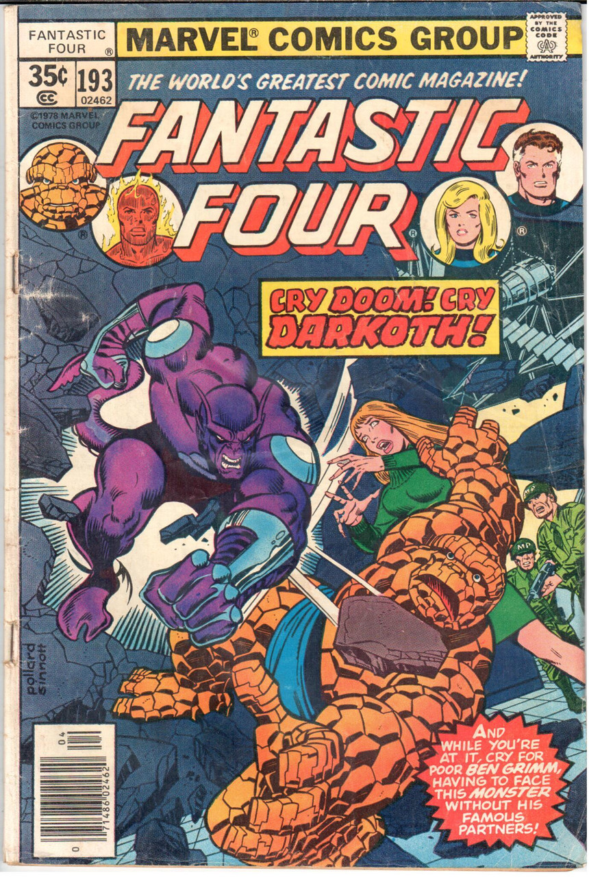 Fantastic Four (1961 Series) #193 Newsstand VG 4.0