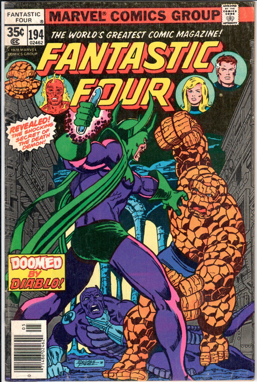 Fantastic Four (1961 Series) #194 Newsstand FN+ 6.5