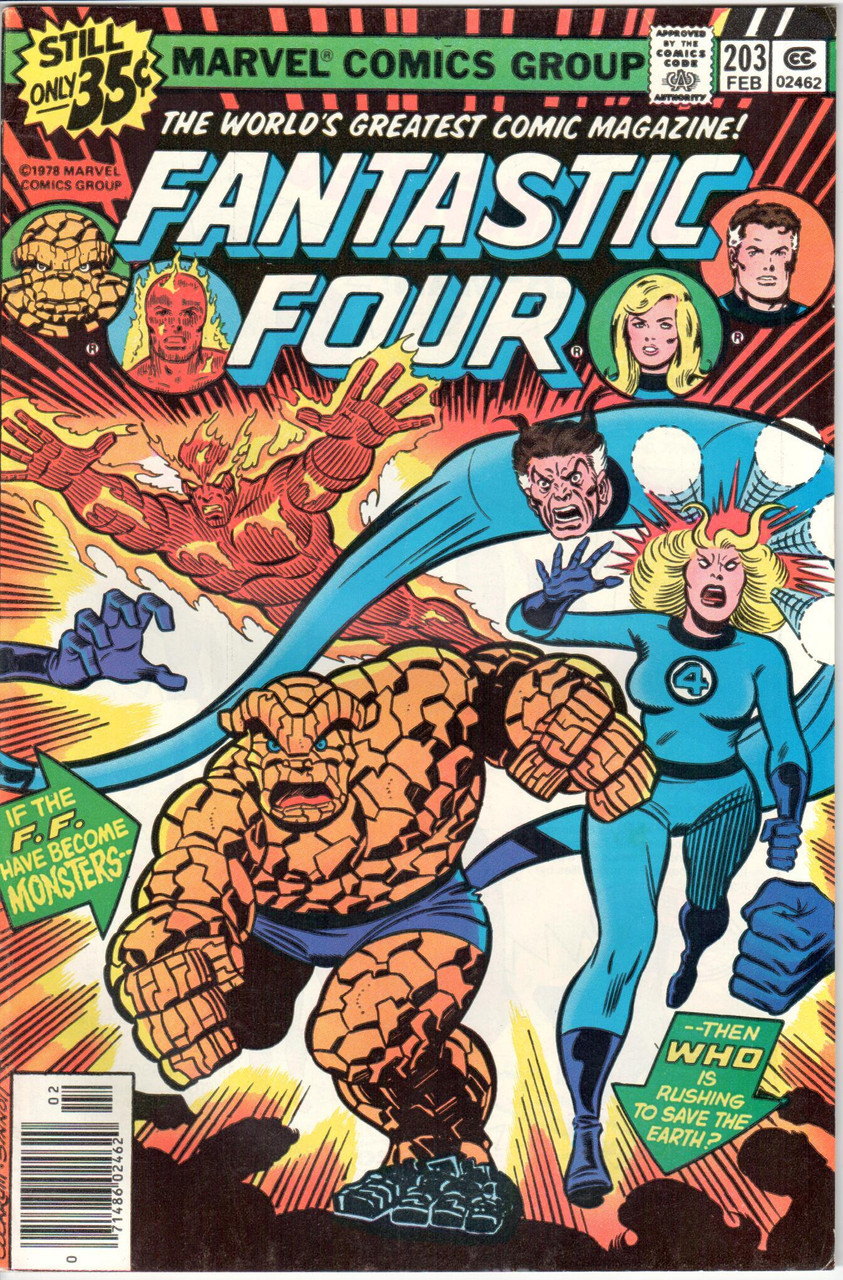 Fantastic Four (1961 Series) #203 Newsstand VF+ 8.5