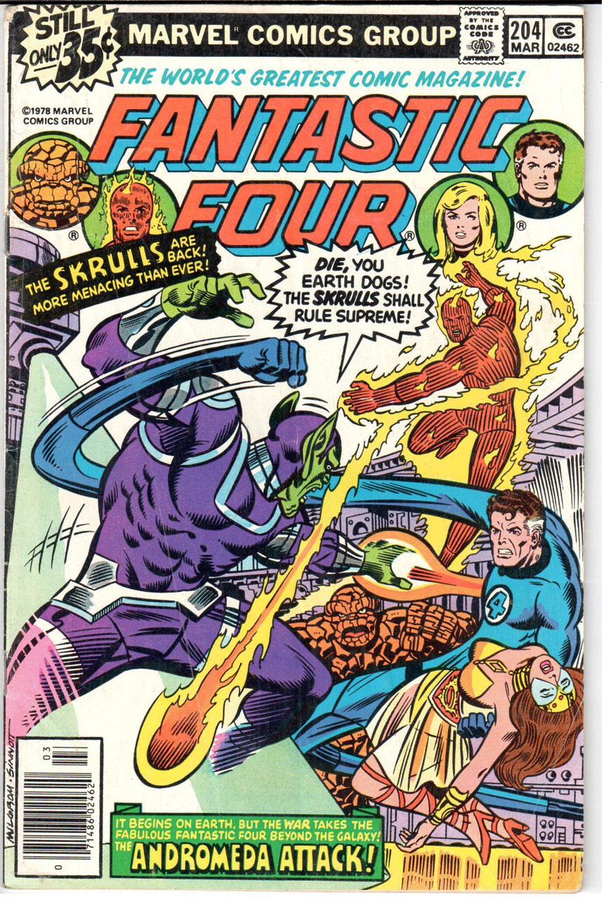 Fantastic Four (1961 Series) #204 Newsstand VG/FN 5.0