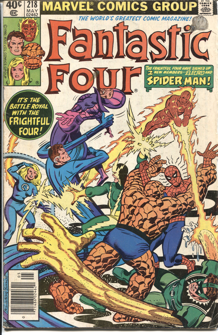 Fantastic Four (1961 Series) #218 Newsstand VG 4.0
