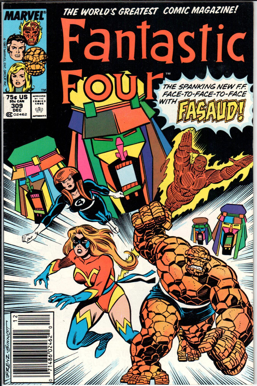 Fantastic Four (1961 Series) #309 Newsstand NM- 9.2