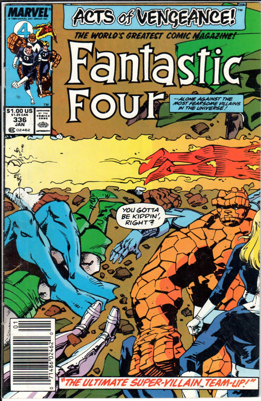 Fantastic Four (1961 Series) #336 Newsstand NM- 9.2