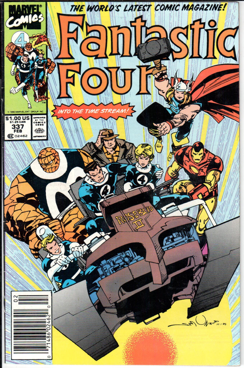 Fantastic Four (1961 Series) #337 Newsstand NM- 9.2