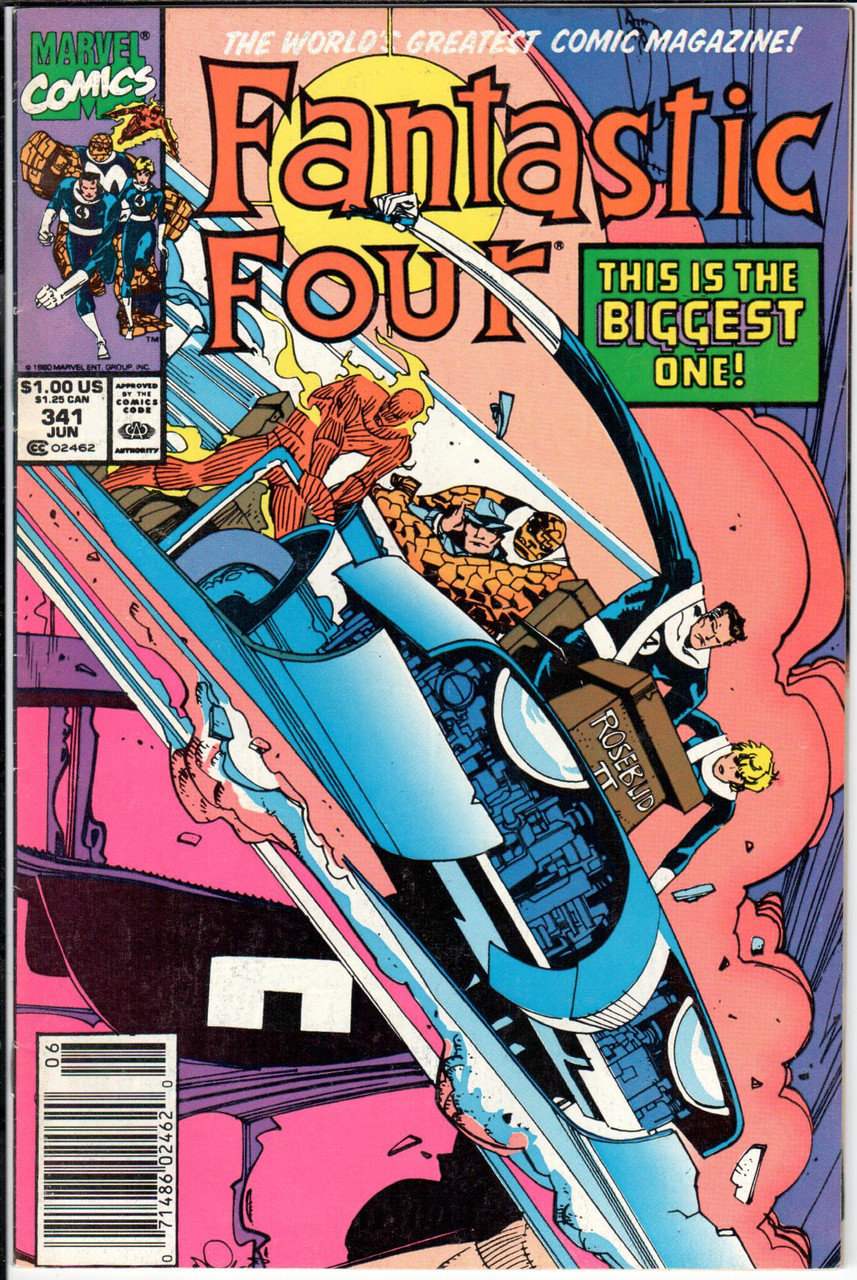 Fantastic Four (1961 Series) #341 Newsstand NM- 9.2