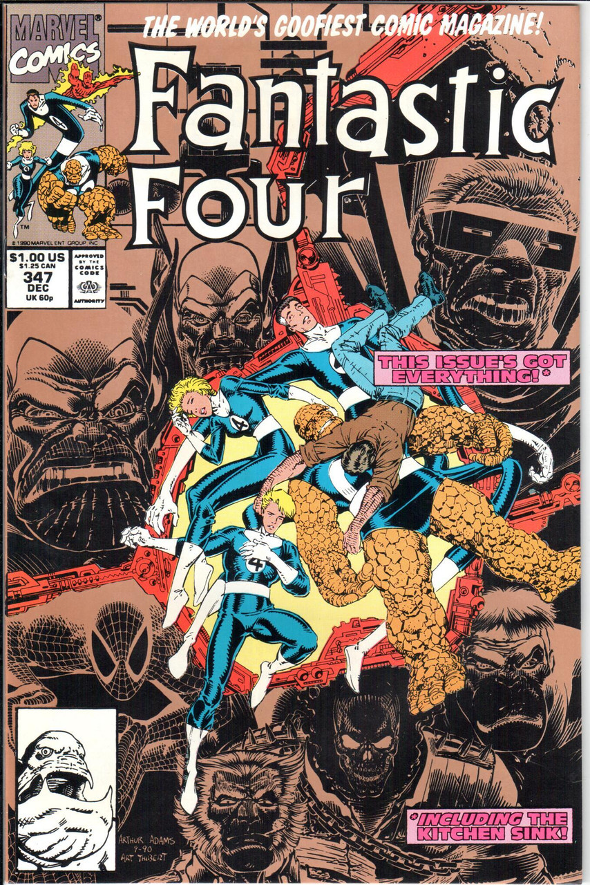 Fantastic Four (1961 Series) #347 2nd Print NM- 9.2