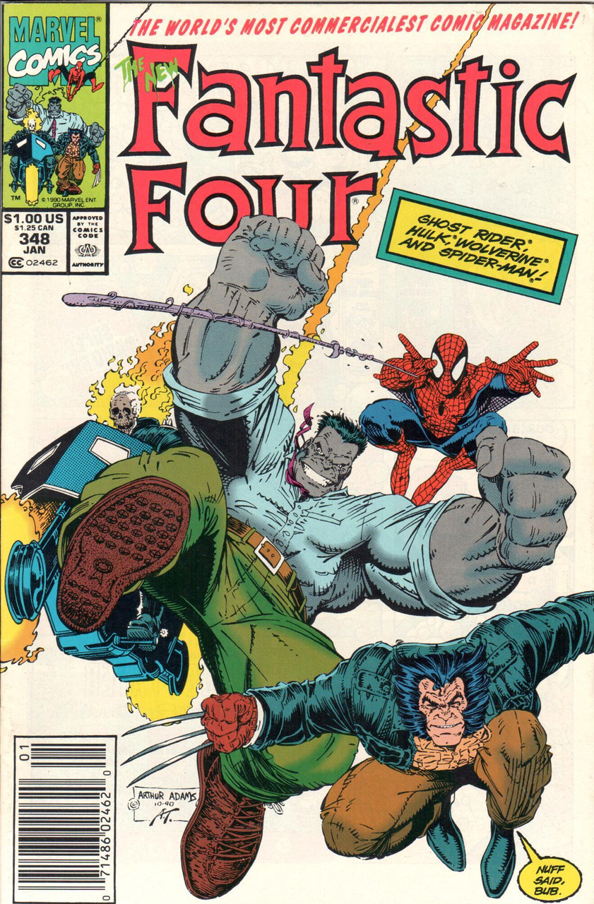 Fantastic Four (1961 Series) #348 Newsstand NM- 9.2