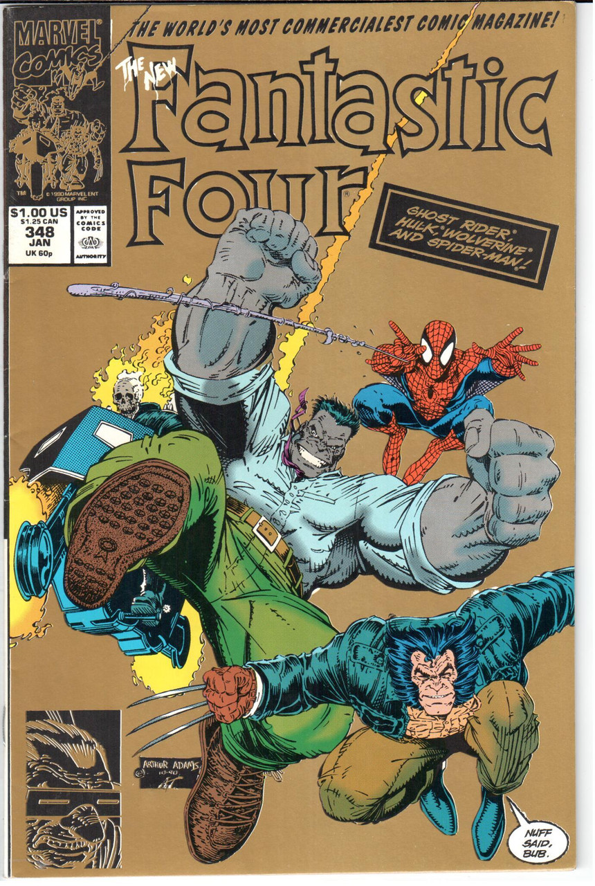 Fantastic Four (1961 Series) #348 2nd Print NM- 9.2
