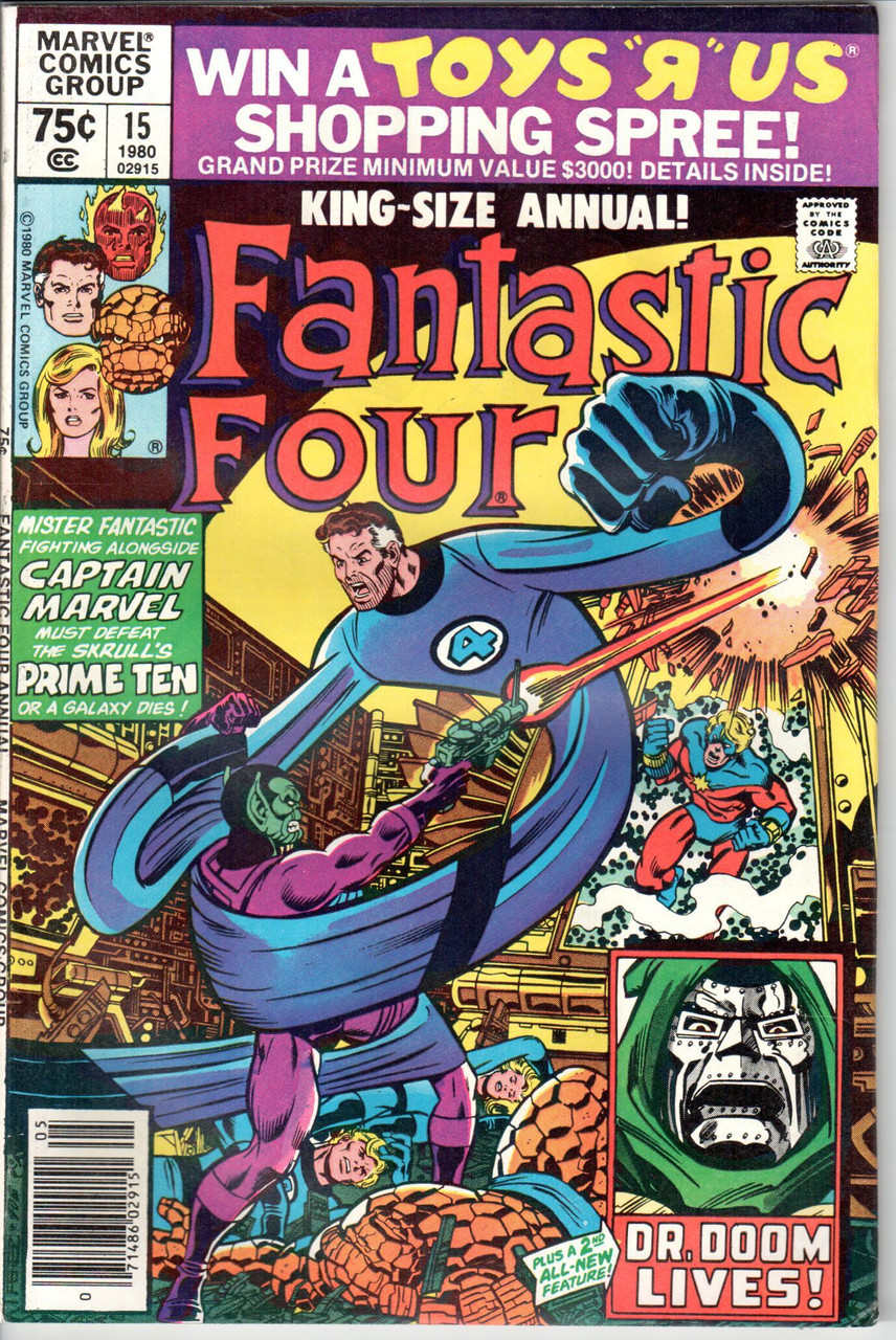 Fantastic Four (1961 Series) #15 Annual VF 8.0