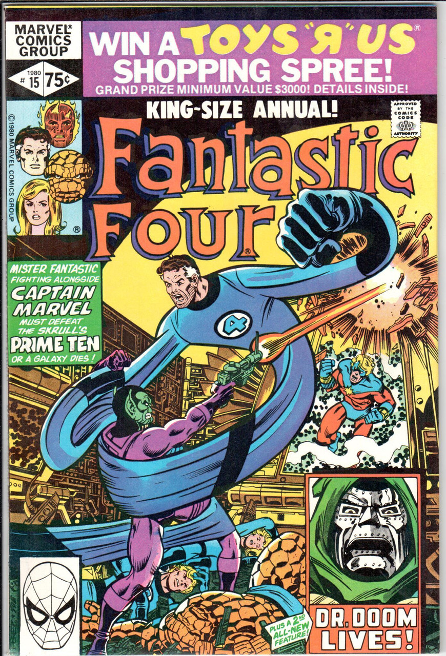 Fantastic Four (1961 Series) #15 Annual NM- 9.2