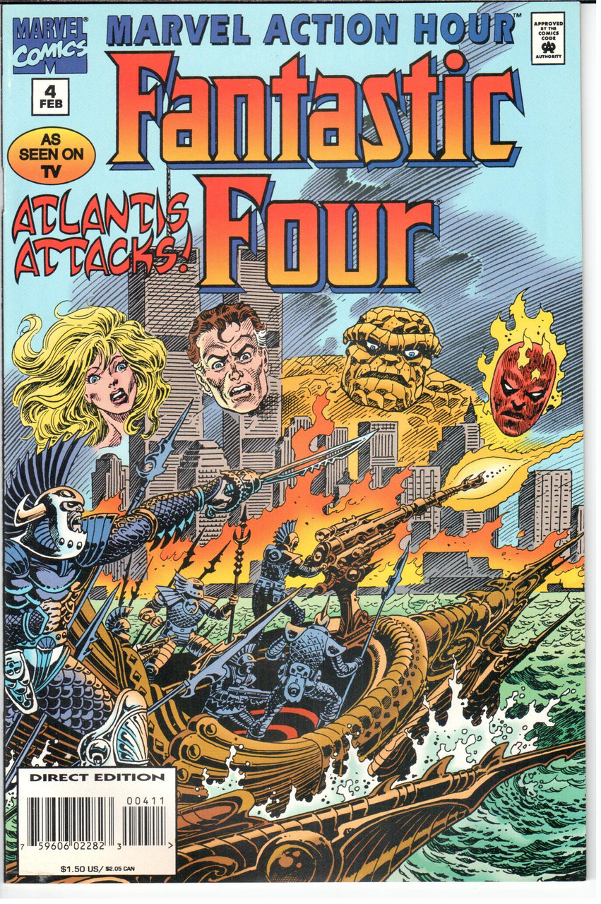 Fantastic Four Marvel Action Hour #4 NM- 9.2
