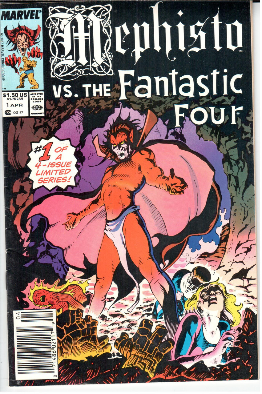 Fantastic Four vs Mephisto #1 UPC VF 8.0