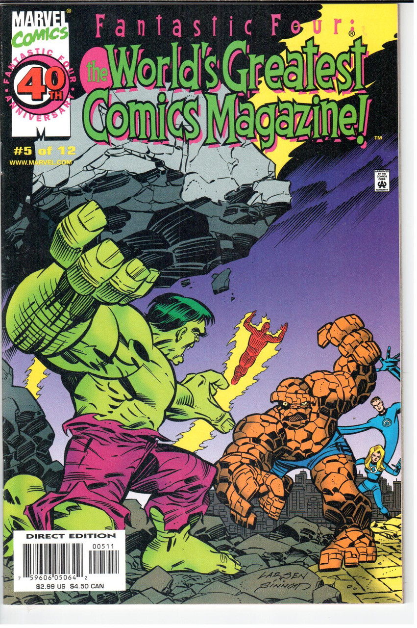 Fantastic Four World's Greatest Comics Magazine #5 NM- 9.2