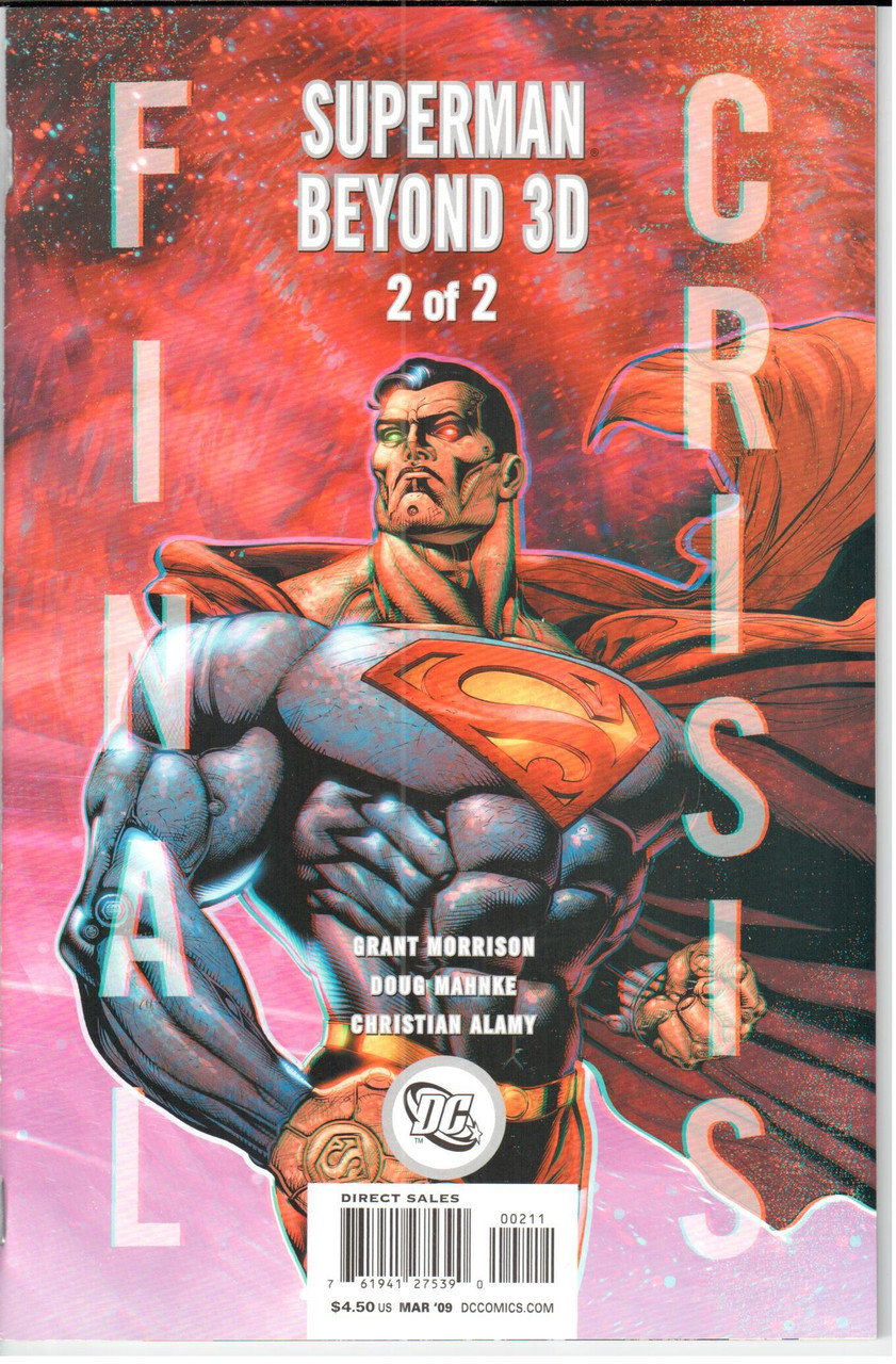 Final Crisis Superman Beyond 3D #2 NM- 9.2