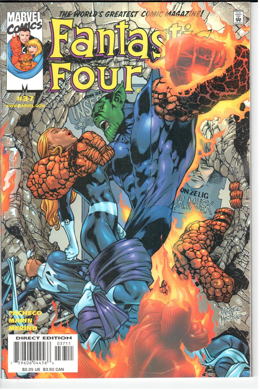 Fantastic Four (1998 Series) #37 #466 NM- 9.2