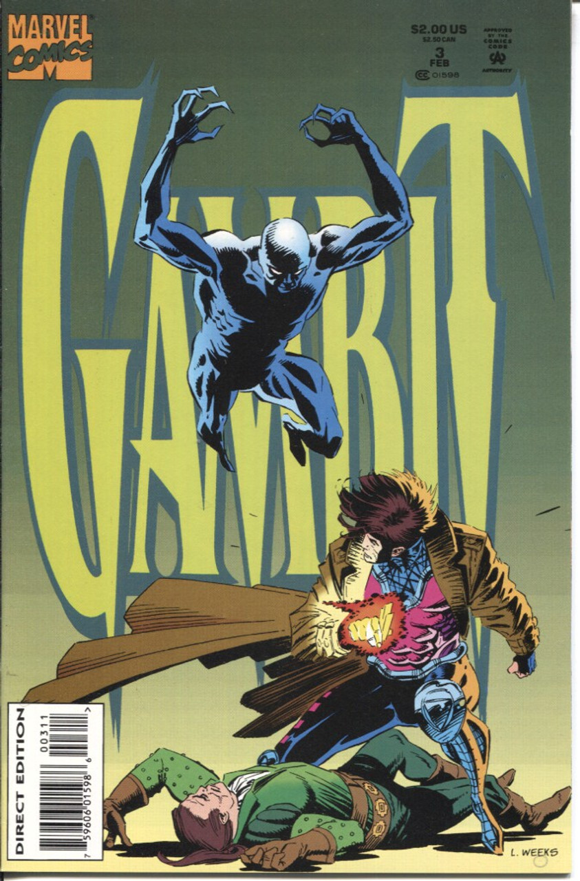 Gambit 1993 #3 NM- 9.2