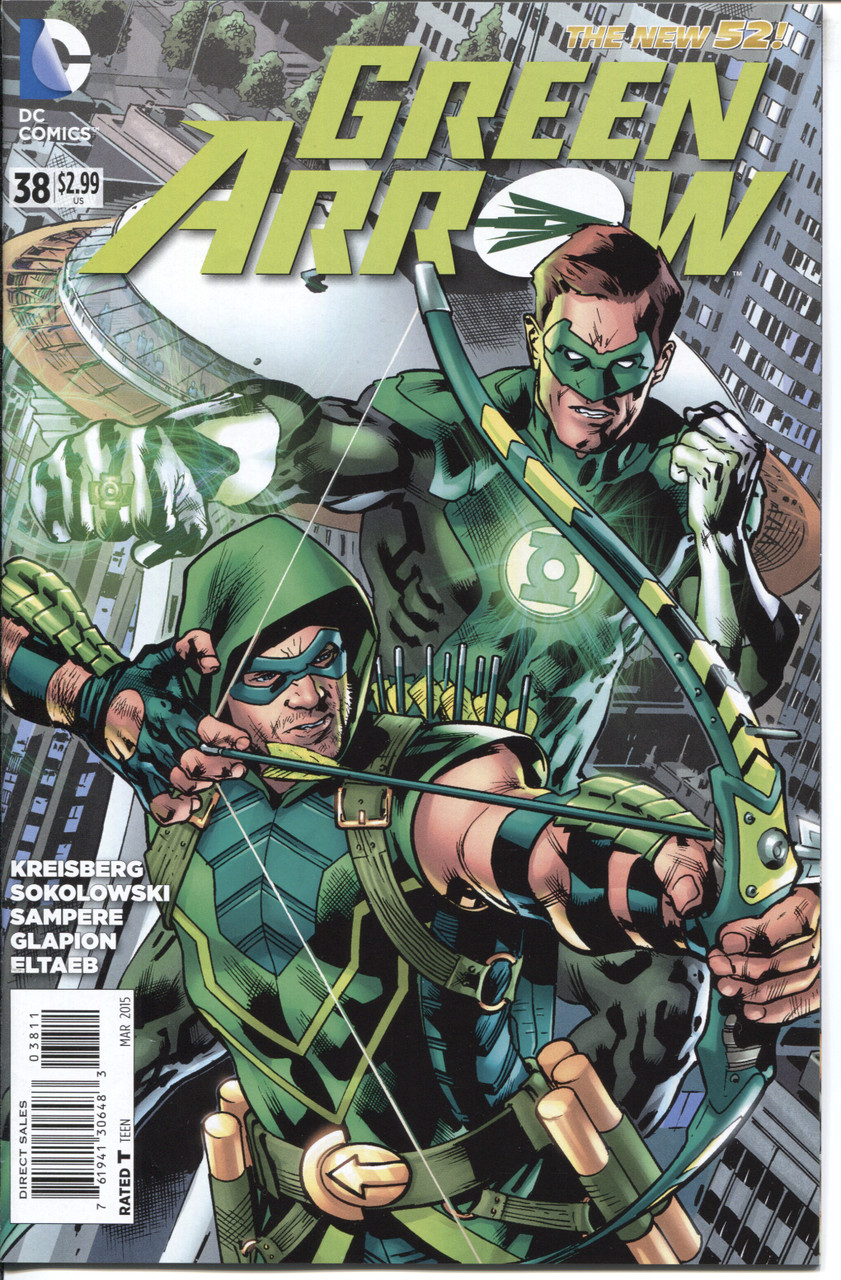 Green Arrow (2010 Series) #38 NM- 9.2