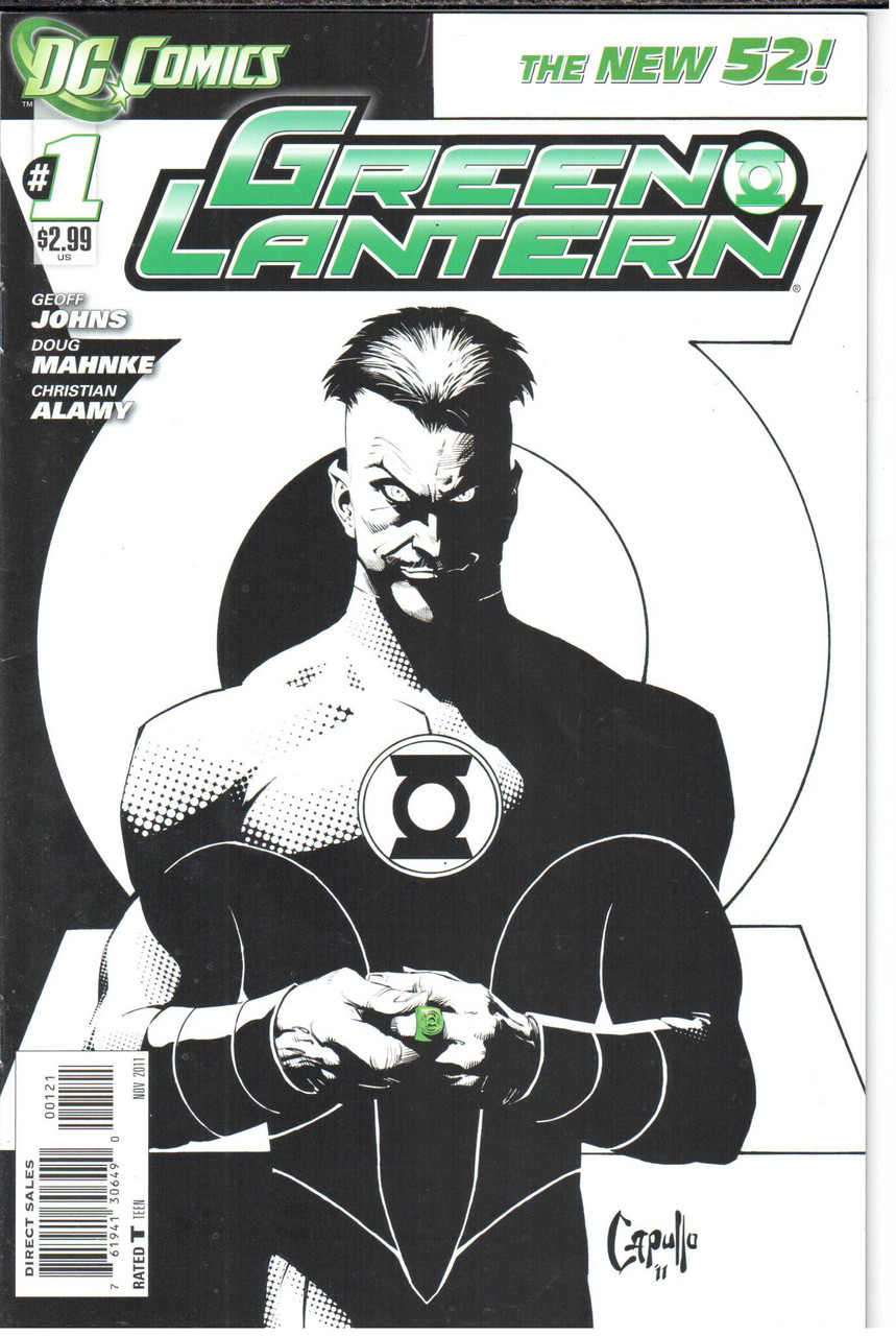 Green Lantern (2011 Series) #1B Variant NM- 9.2