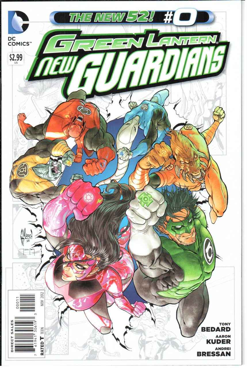 Green Lantern New Guardians (2011 Series) #0 NM- 9.2