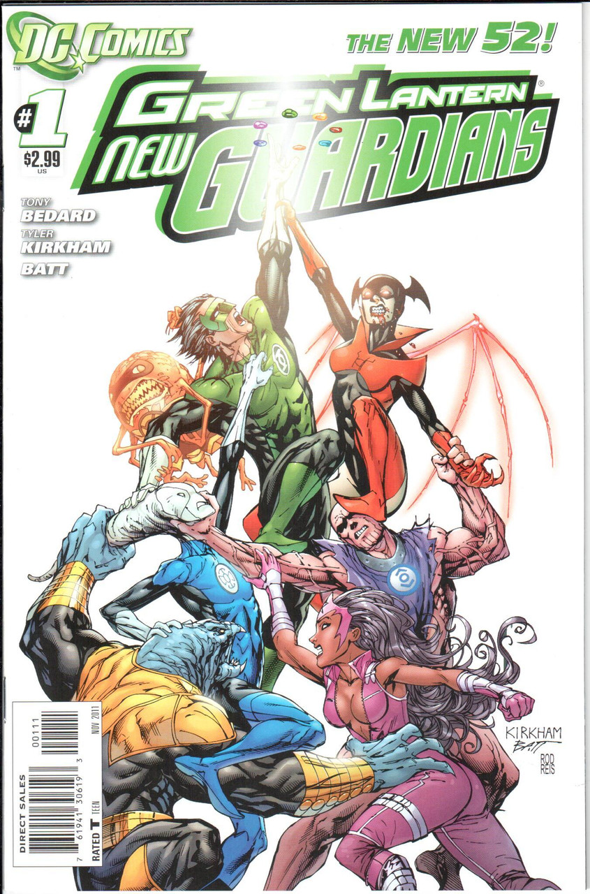 Green Lantern New Guardians (2011 Series) #1 NM- 9.2