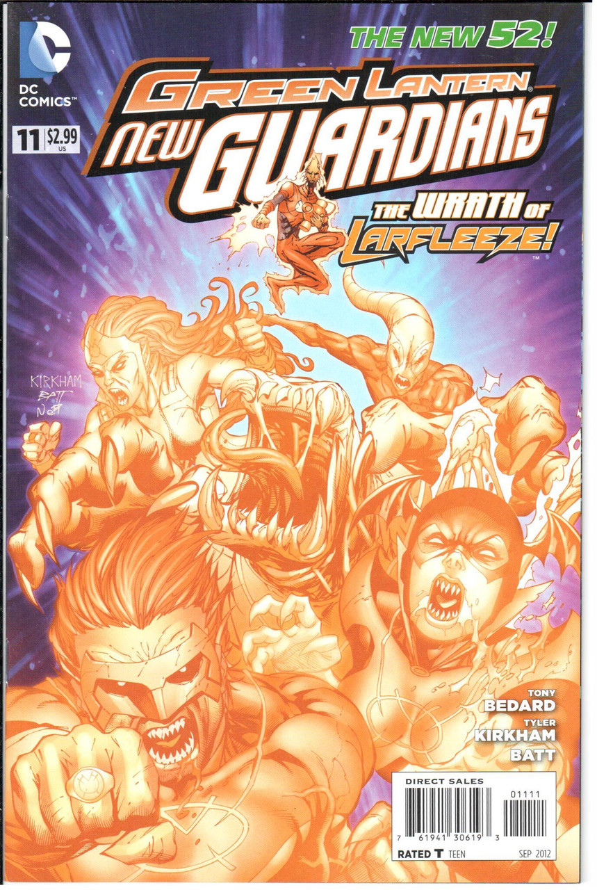 Green Lantern New Guardians (2011 Series) #11 NM- 9.2