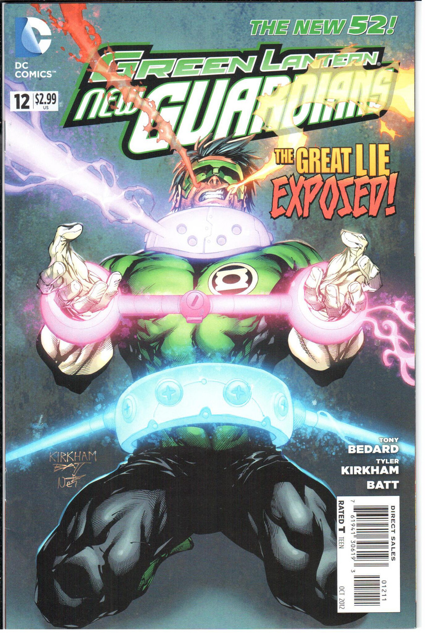 Green Lantern New Guardians (2011 Series) #12 NM- 9.2