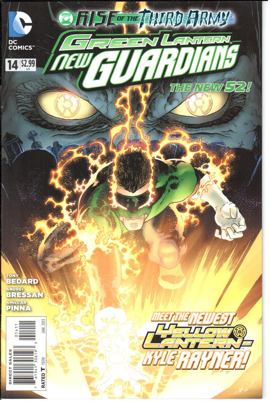 Green Lantern New Guardians (2011 Series) #14 NM- 9.2