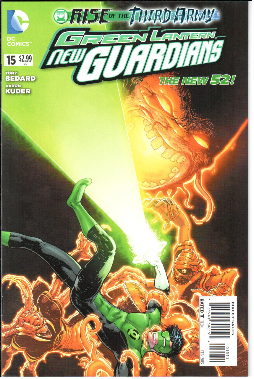 Green Lantern New Guardians (2011 Series) #15 NM- 9.2