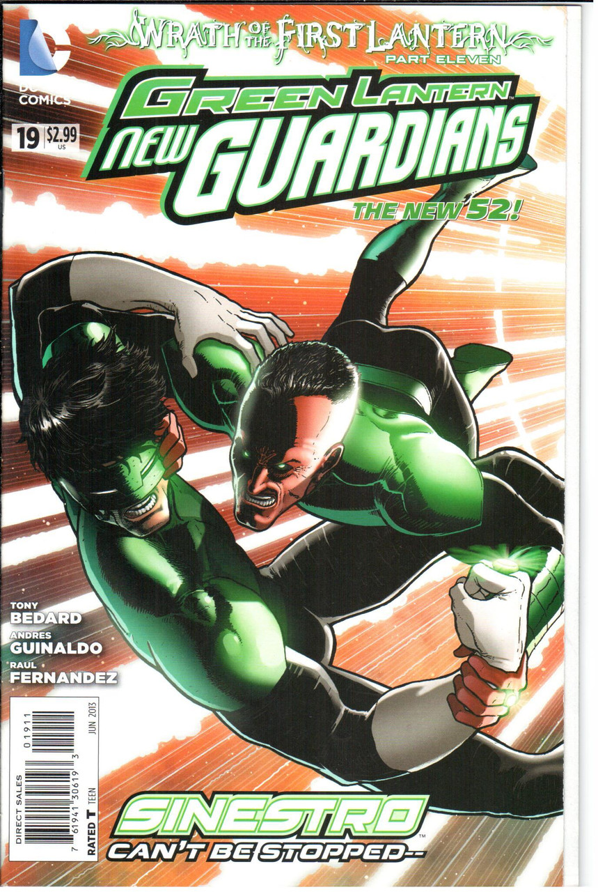 Green Lantern New Guardians (2011 Series) #19 NM- 9.2