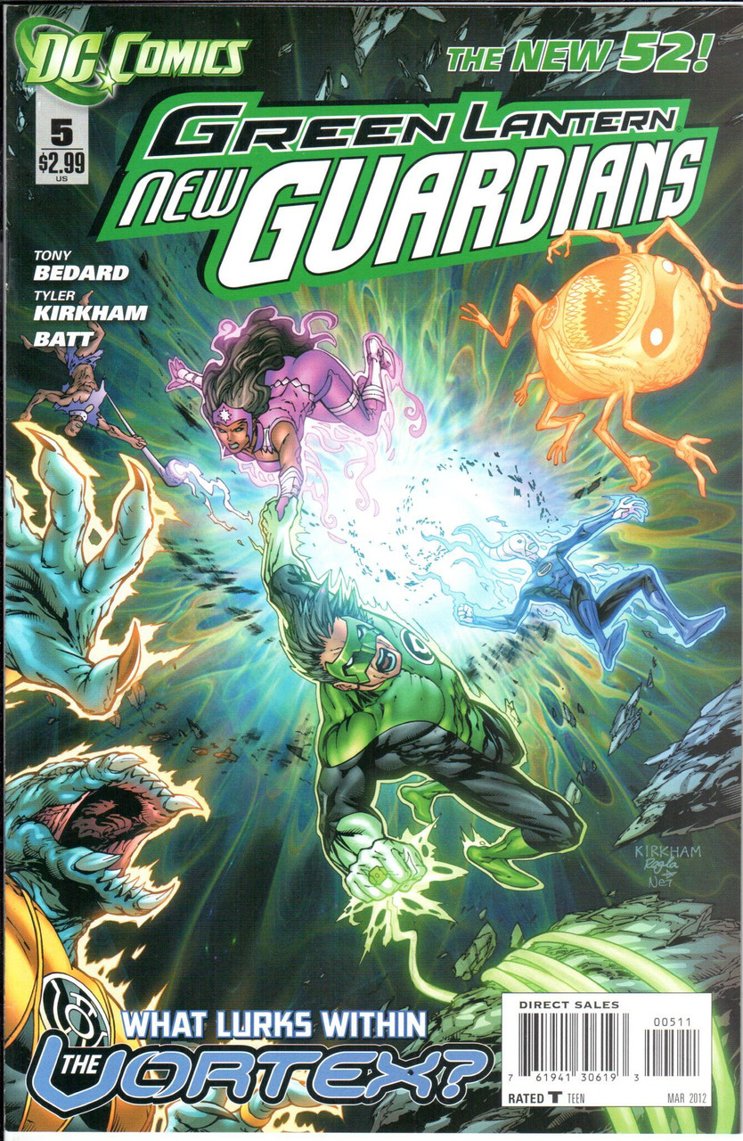 Green Lantern New Guardians (2011 Series) #5 NM- 9.2