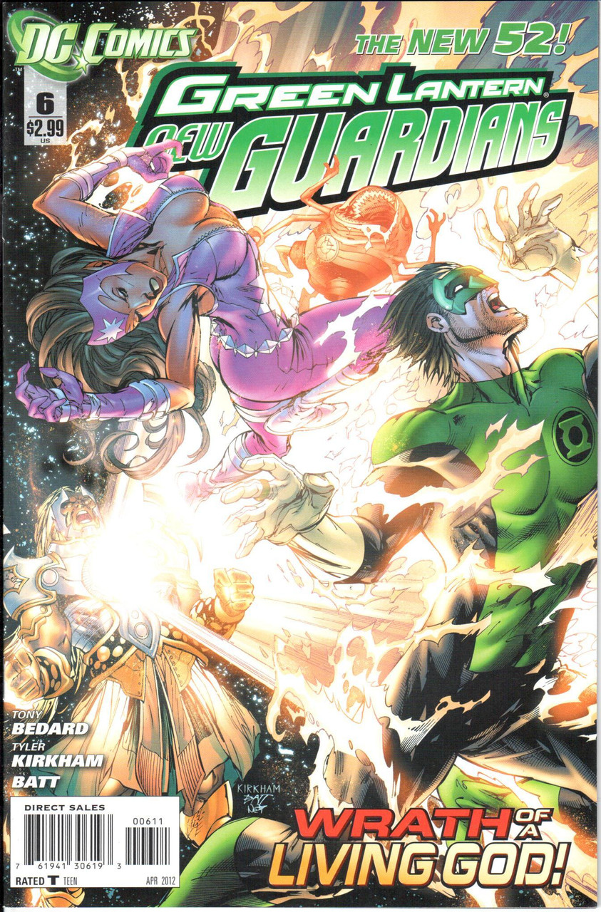 Green Lantern New Guardians (2011 Series) #6 NM- 9.2
