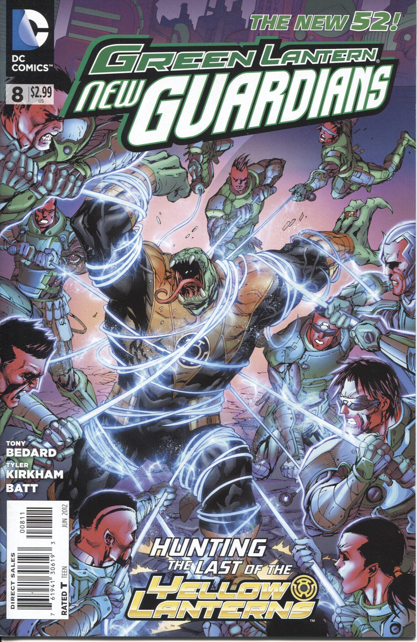 Green Lantern New Guardians (2011 Series) #8 NM- 9.2