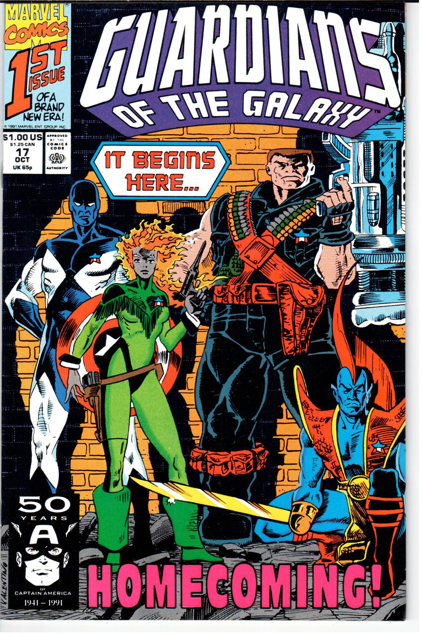 Guardians of the Galaxy (1990 Series) #17 NM- 9.2