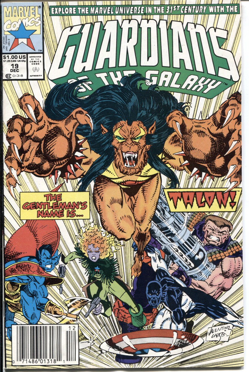 Guardians of the Galaxy (1990 Series) #19 Newsstand FN/VF 7.0