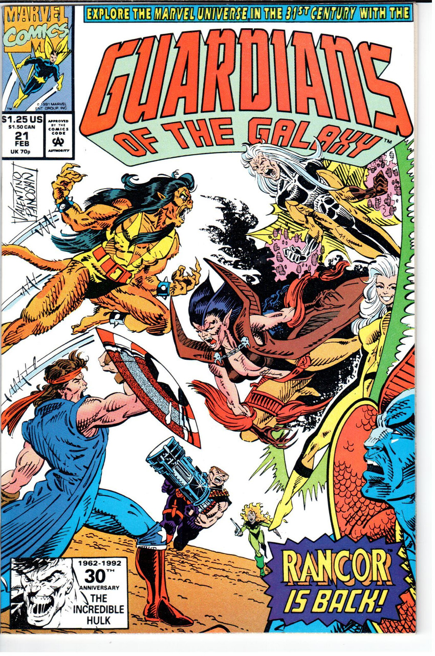 Guardians of the Galaxy (1990 Series) #21 NM- 9.2