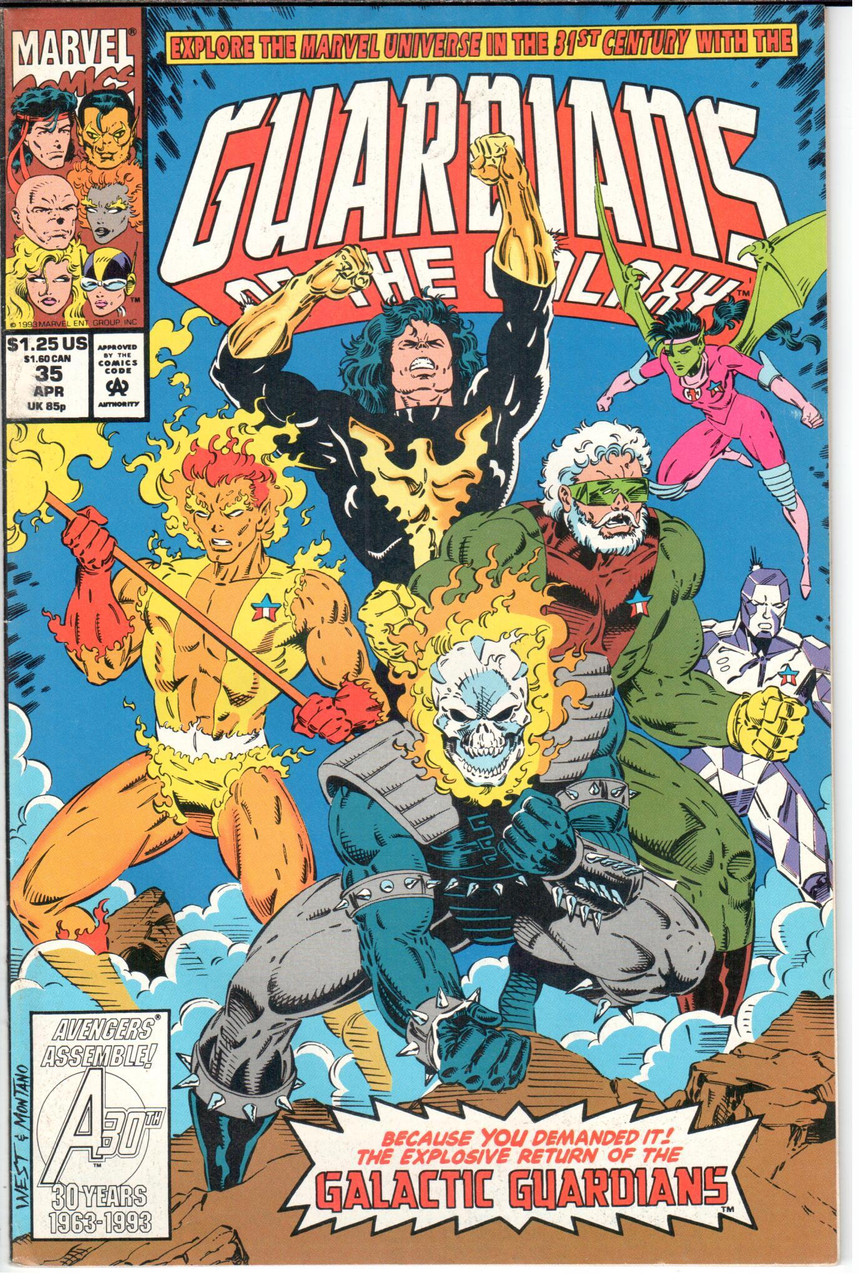Guardians of the Galaxy (1990 Series) #35 VF 8.0