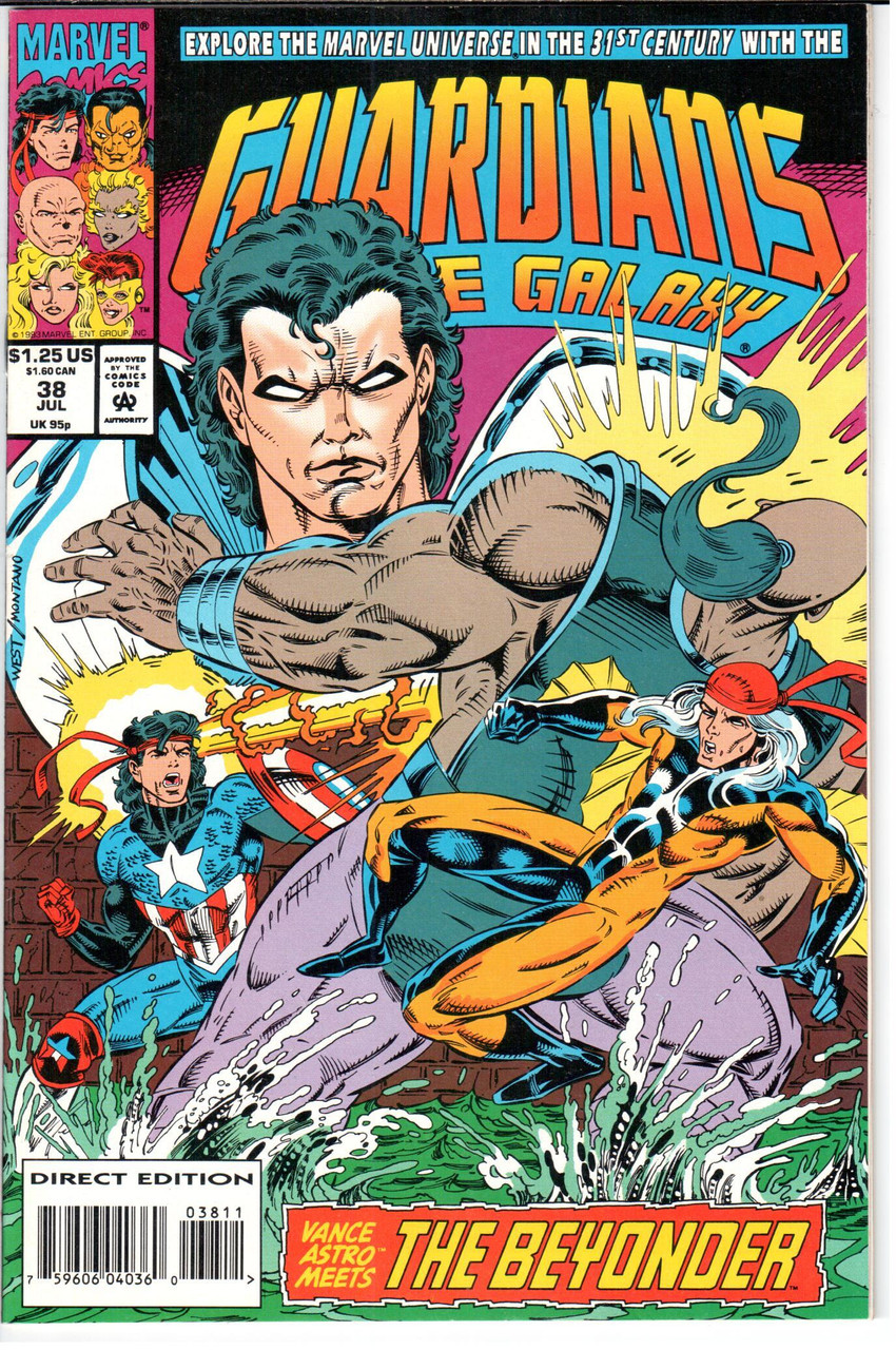 Guardians of the Galaxy (1990 Series) #38 NM- 9.2
