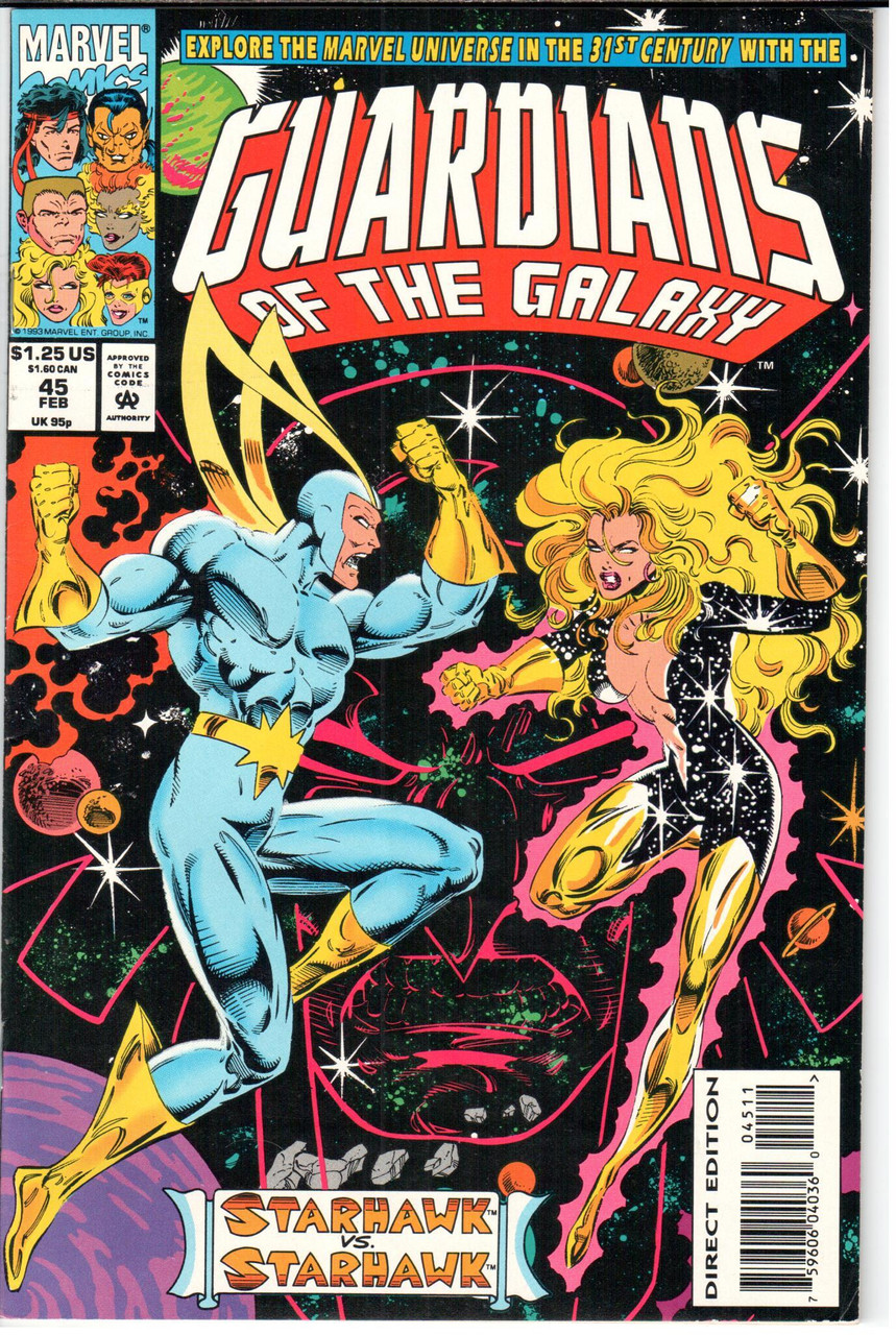 Guardians of the Galaxy (1990 Series) #45 NM- 9.2