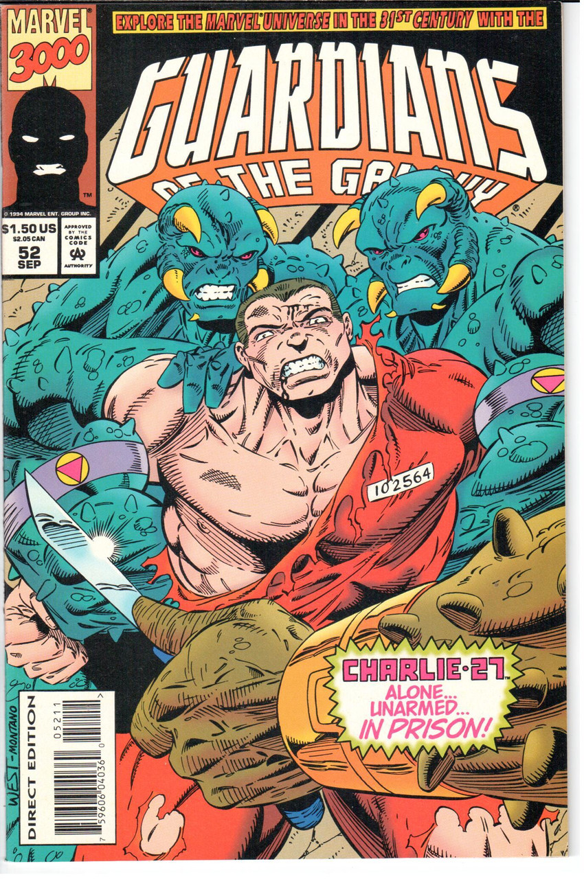 Guardians of the Galaxy (1990 Series) #52 NM- 9.2