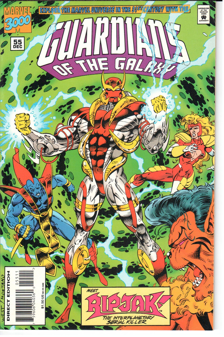 Guardians of the Galaxy (1990 Series) #55 NM- 9.2