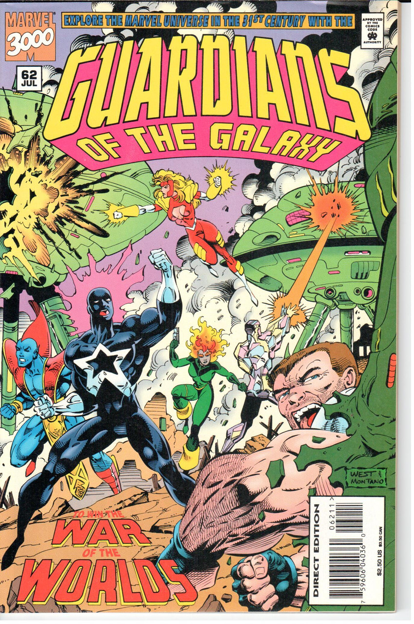 Guardians of the Galaxy (1990 Series) #62 NM- 9.2