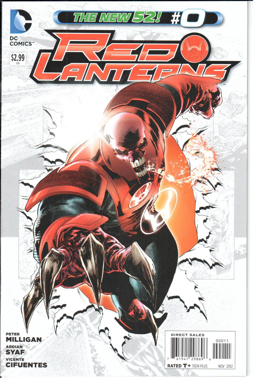 Red Lanterns (2011 Series) #0 NM- 9.2