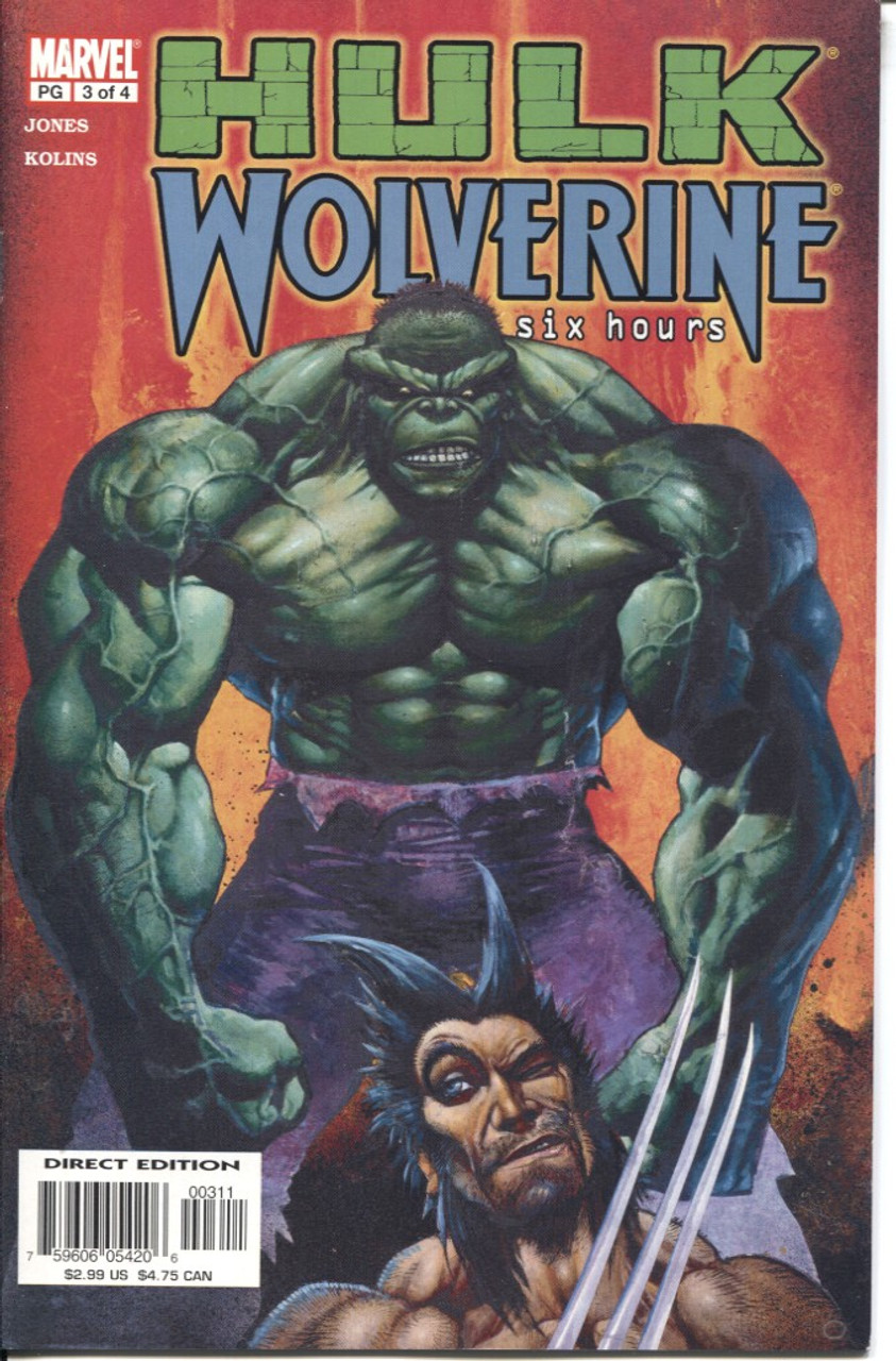 Hulk Wolverine Six Hours #3 NM- 9.2