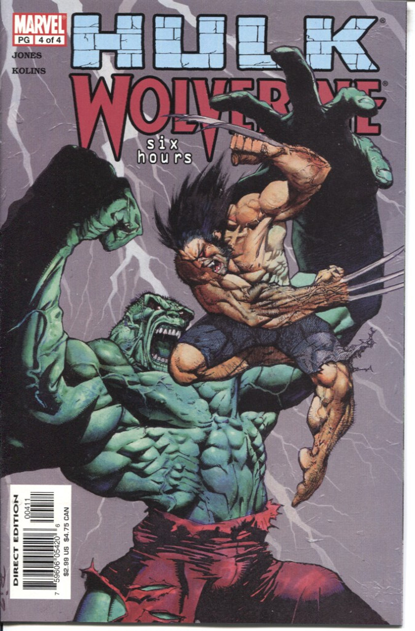 Hulk Wolverine Six Hours #4 NM- 9.2